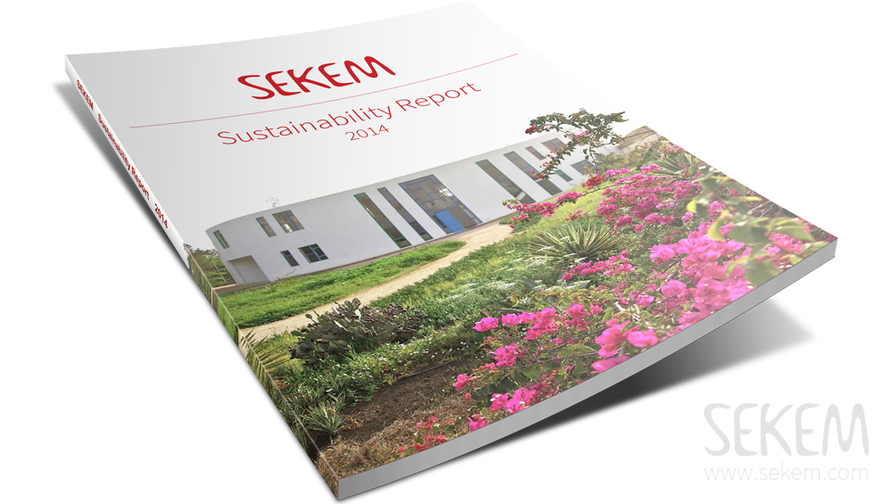 cover sustainability report, sekem 2014