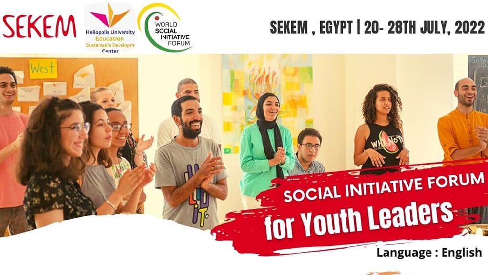 Social Initiative Forum for Youth Leaders: 20 to 28 July